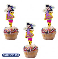 Cake Topper Birthday Chutki Pack of 100 Pc