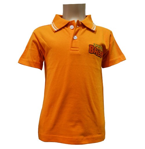 Boys Polo T-Shirt - Orange