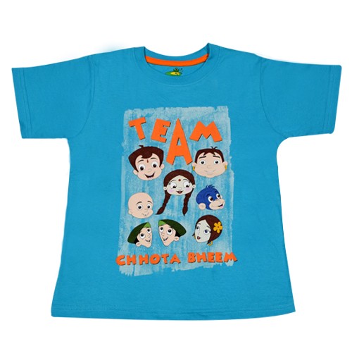Chhota Bheem T Shirt - Turquoise Blue