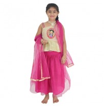 Ethnic Wear - Girls Ghagra Choli 3 Pc Set