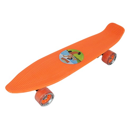 Chhota Bheem Skateboard Plastic-Orange