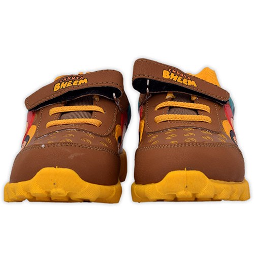 Chhota Bheem Shoes - Brown and Yellow