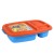 Chhota Bheem 3 Compartment Lunch Box Blue-Red
