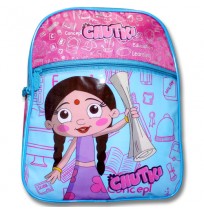 Chutki School Bag - Blue and Pink