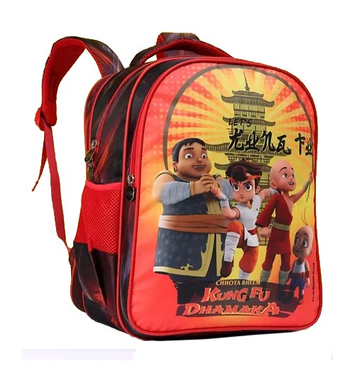 Kung Fu Dhamaka Red Bheem & Friends School Bag