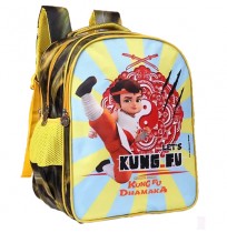 Kung Fu Dhamaka Bheem Yellow Kung fu School Bag