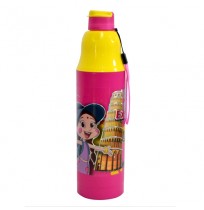 Chhota Bheem Water Bottle Pink and Yellow1