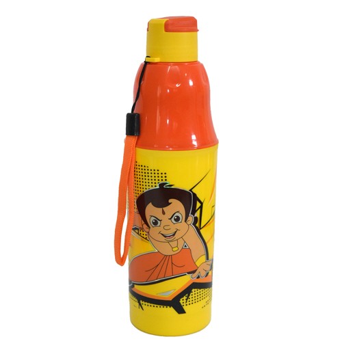 Chhota Bheem Water Bottle Orange and Yellow