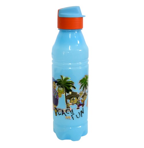 Chhota Bheem Water Bottle Light Blue and Orange