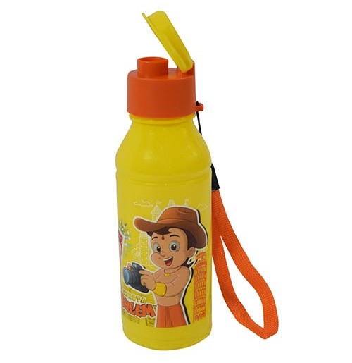 Chhota Bheem Water Bottle Yellow