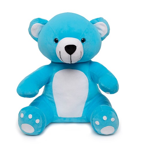 Soft Hug Teddy bear Blue 36 Cm