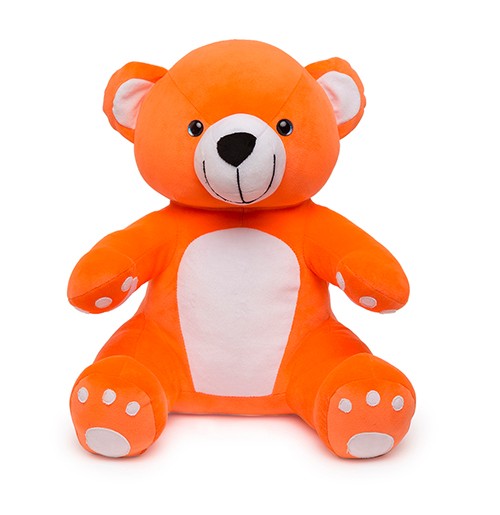 Soft Hug Teddy bear Orange 36 Cm